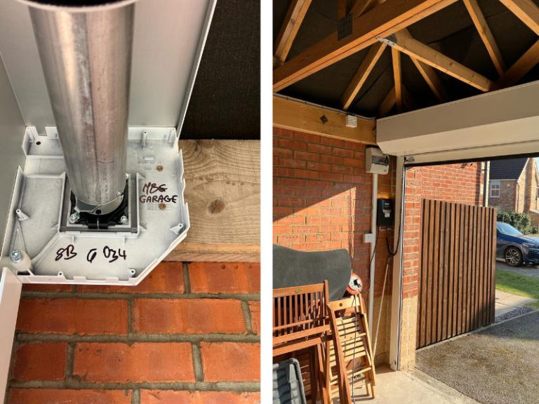 Photo inspiration: Fresh Look at White Insulated Roller Garage Door Installation